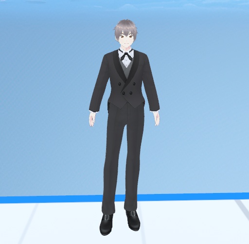 3Dアバター（Coグレー(180)タキシード）