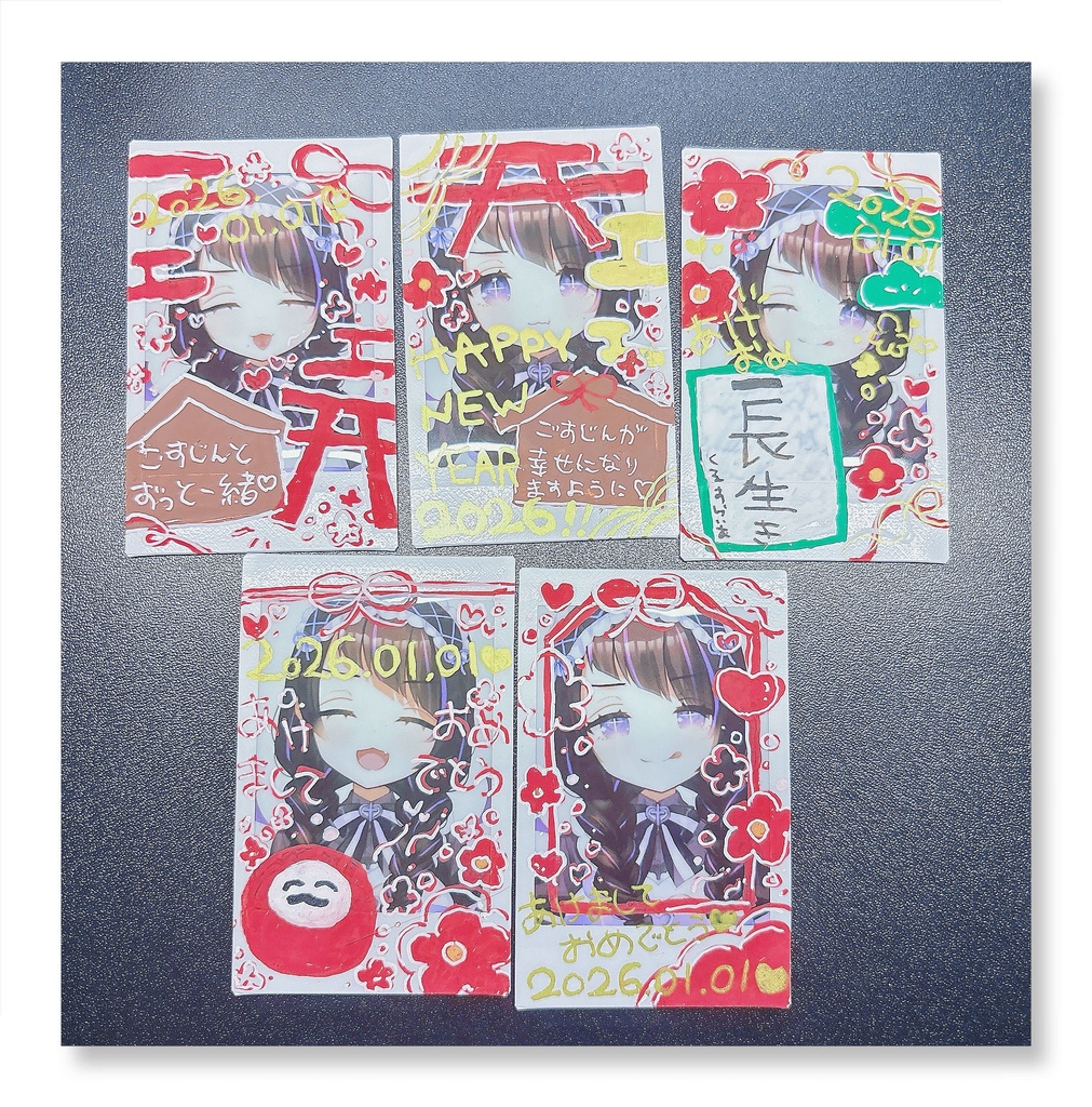 【グッズ】直筆落書き入りお正月限定チェキ【来栖らいあ】