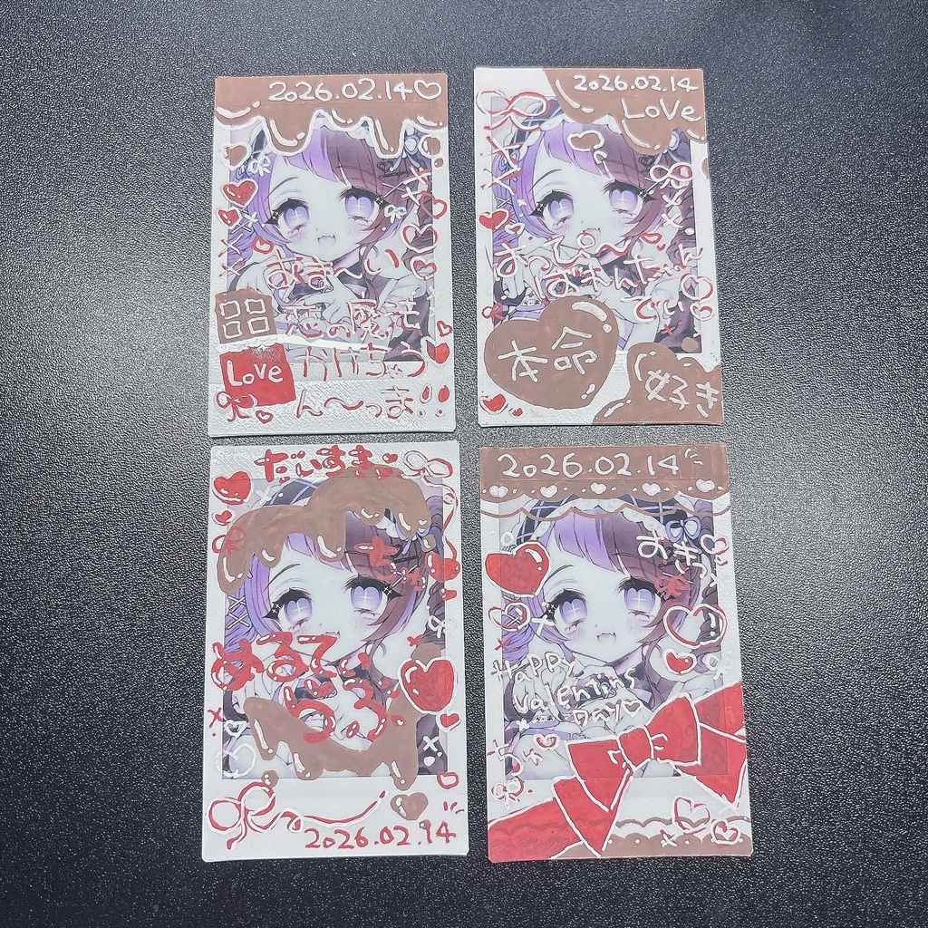 【バレンタイングッズ2026】来栖らいあ♡缶バッチ/チェキ/アクスタ【来栖らいあ】