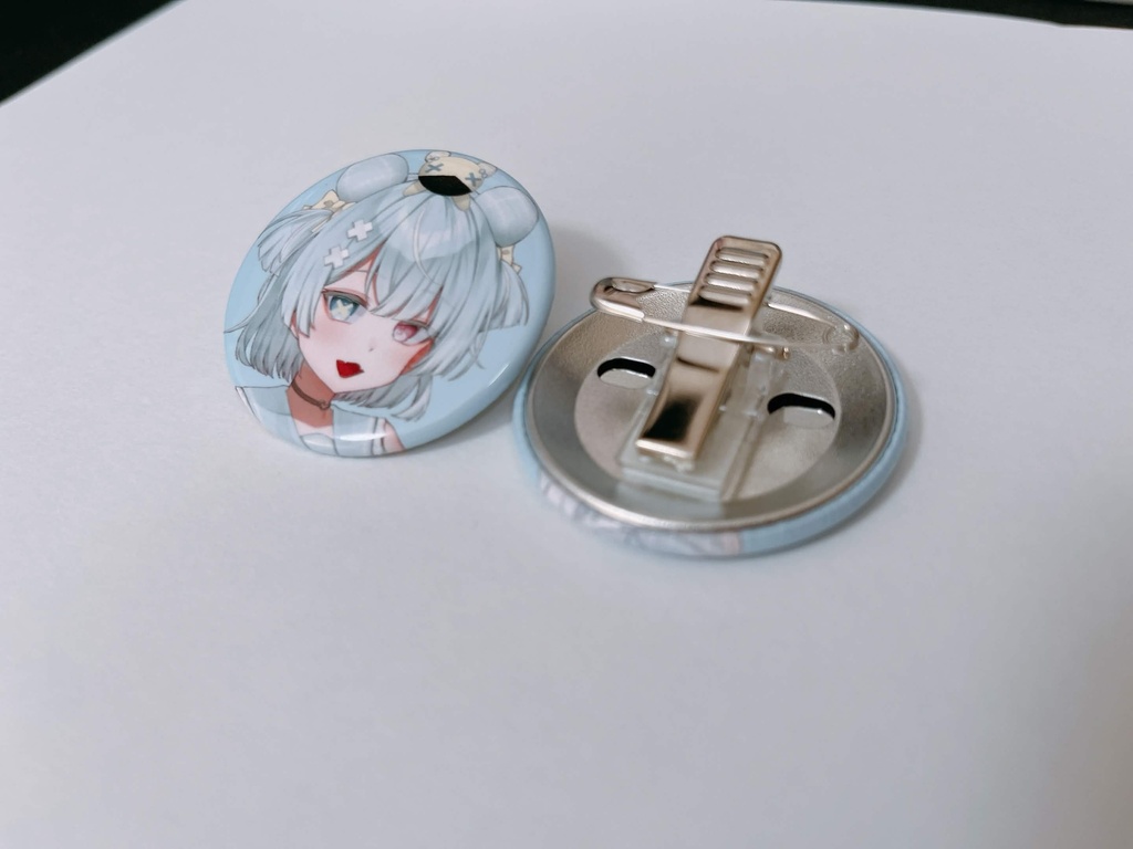 【再販 ※在庫限り】彩鮫ねぎデビュー記念グッズ 【缶バッジ】