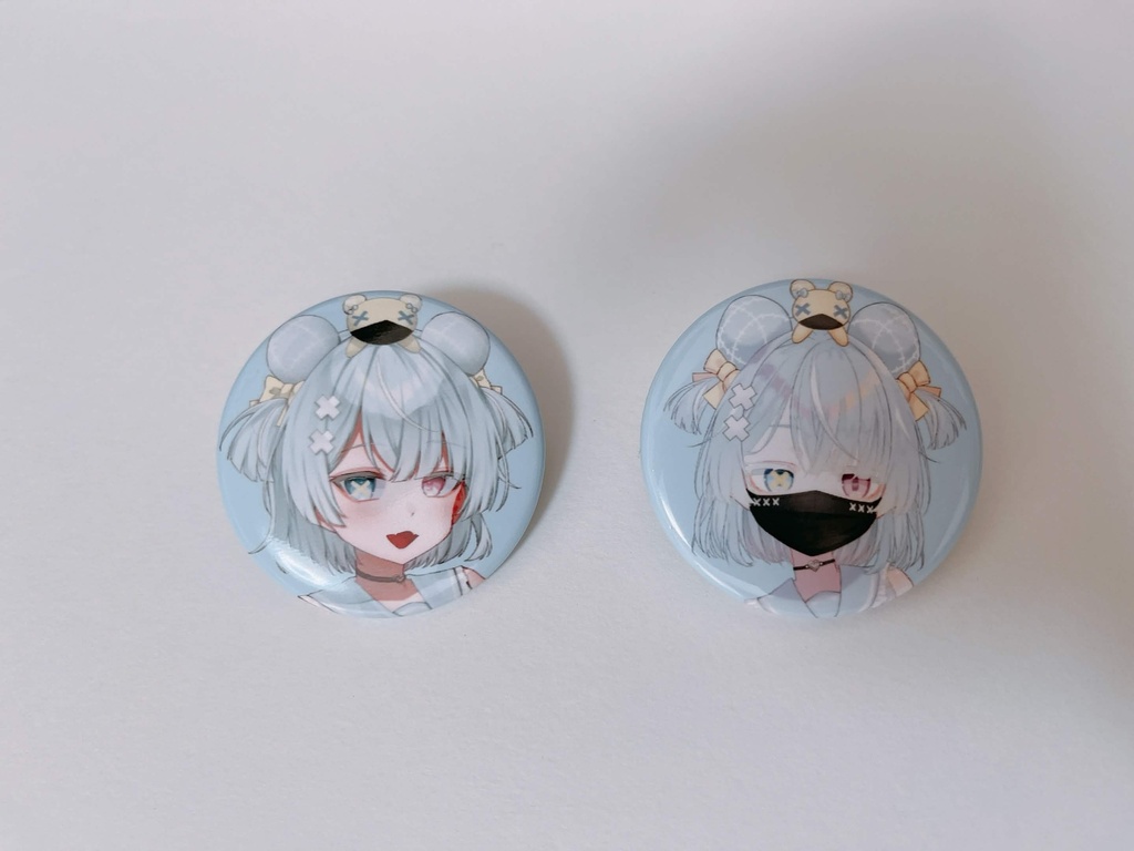 【再販 ※在庫限り】彩鮫ねぎデビュー記念グッズ 【缶バッジ】