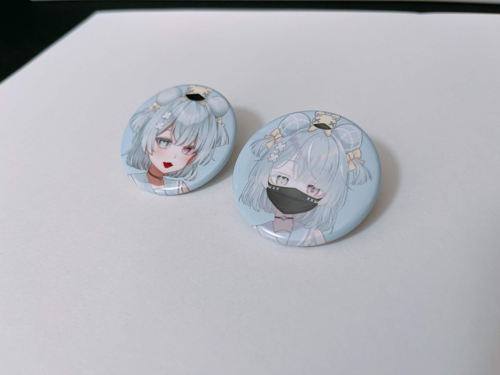 【再販 ※在庫限り】彩鮫ねぎデビュー記念グッズ 【缶バッジ】