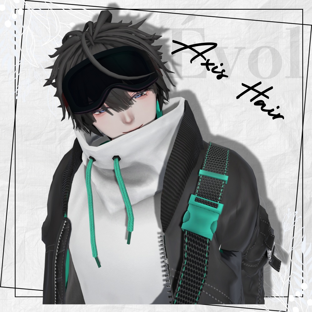 [VRC想定]Axis Hair