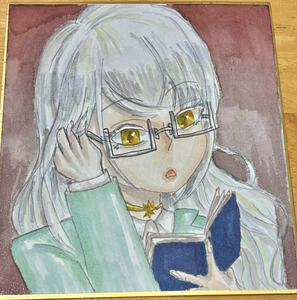 ミニ色紙- レダ