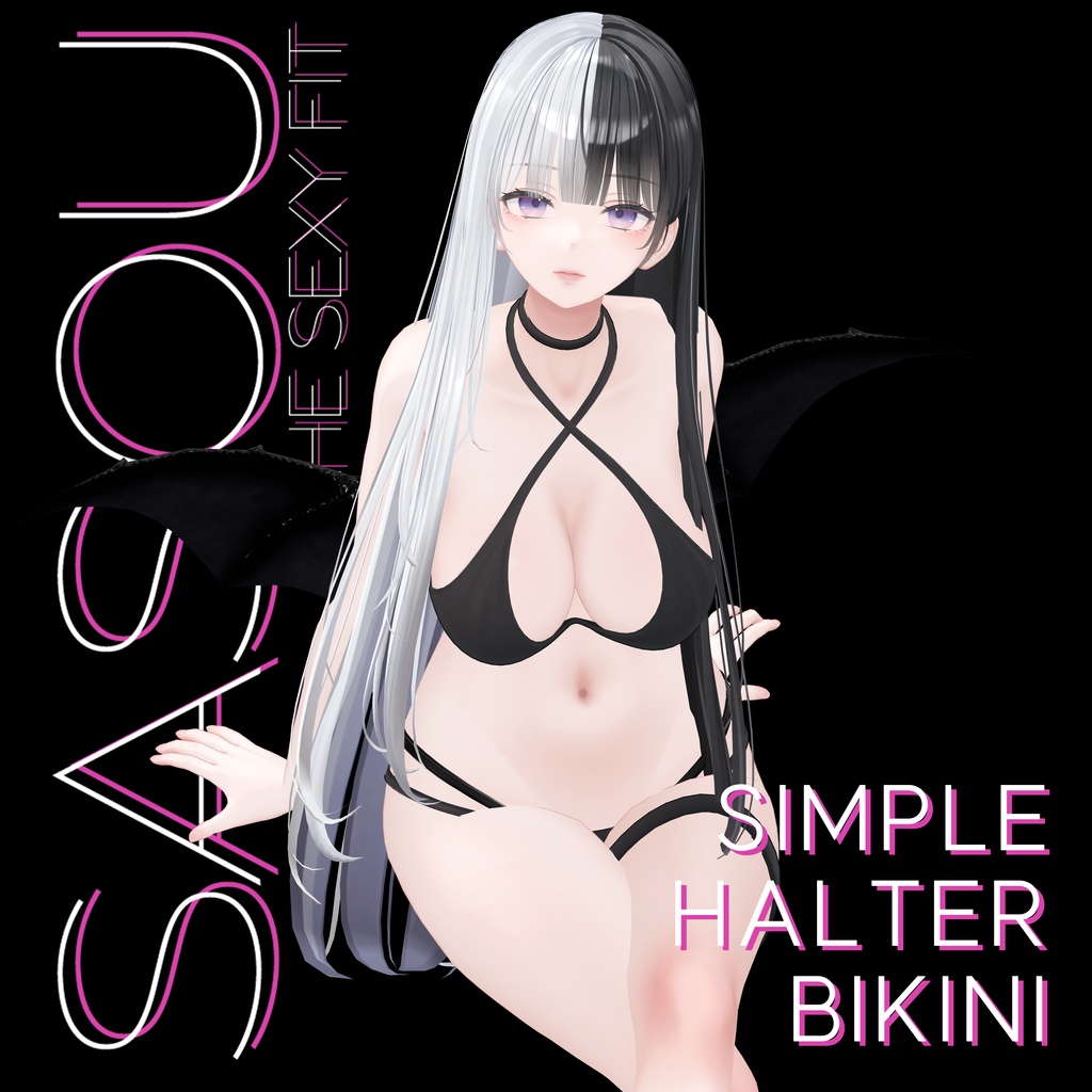 【Simple Halter Bikini】 - 6 Avatars