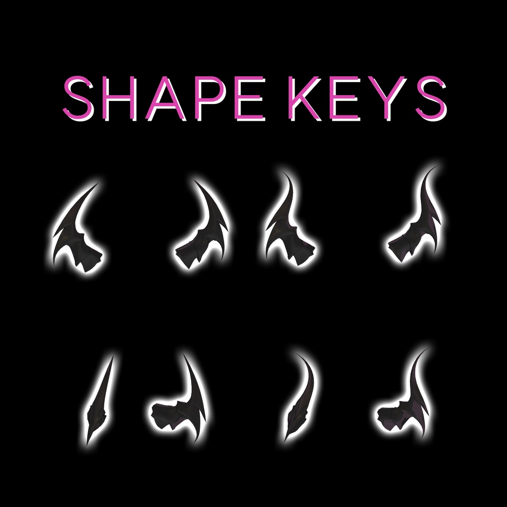 【Succubus Devil Accessory Set】 - 12 Avatars