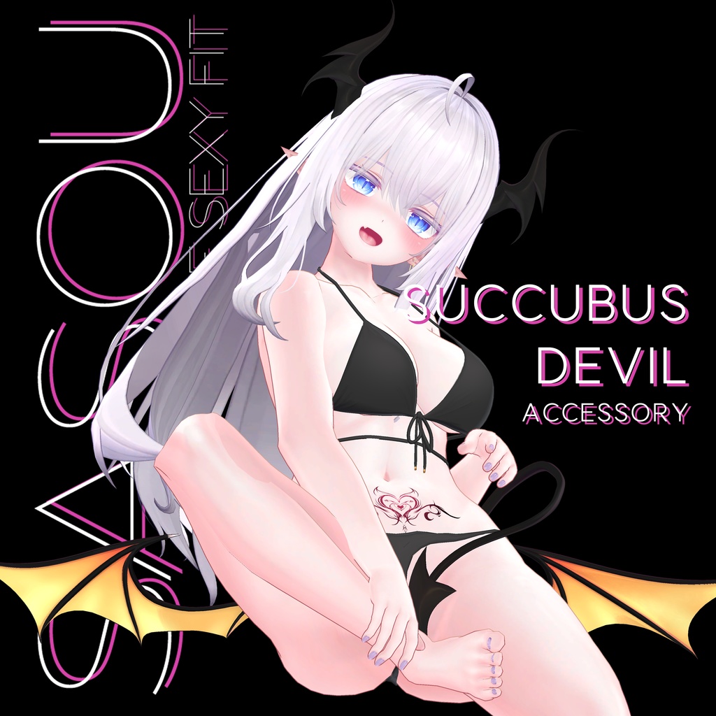 【Succubus Devil Accessory Set】 - 11 Avatars