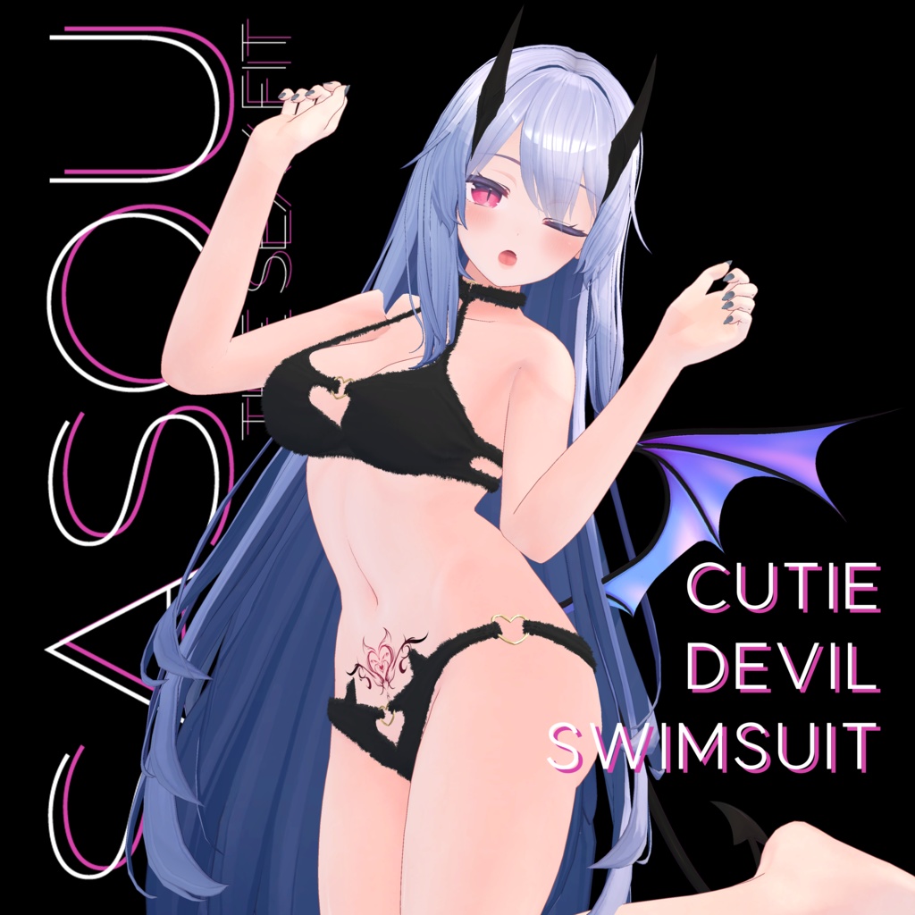 【Cutie Devil Swimsuit】 - 3 Avatars