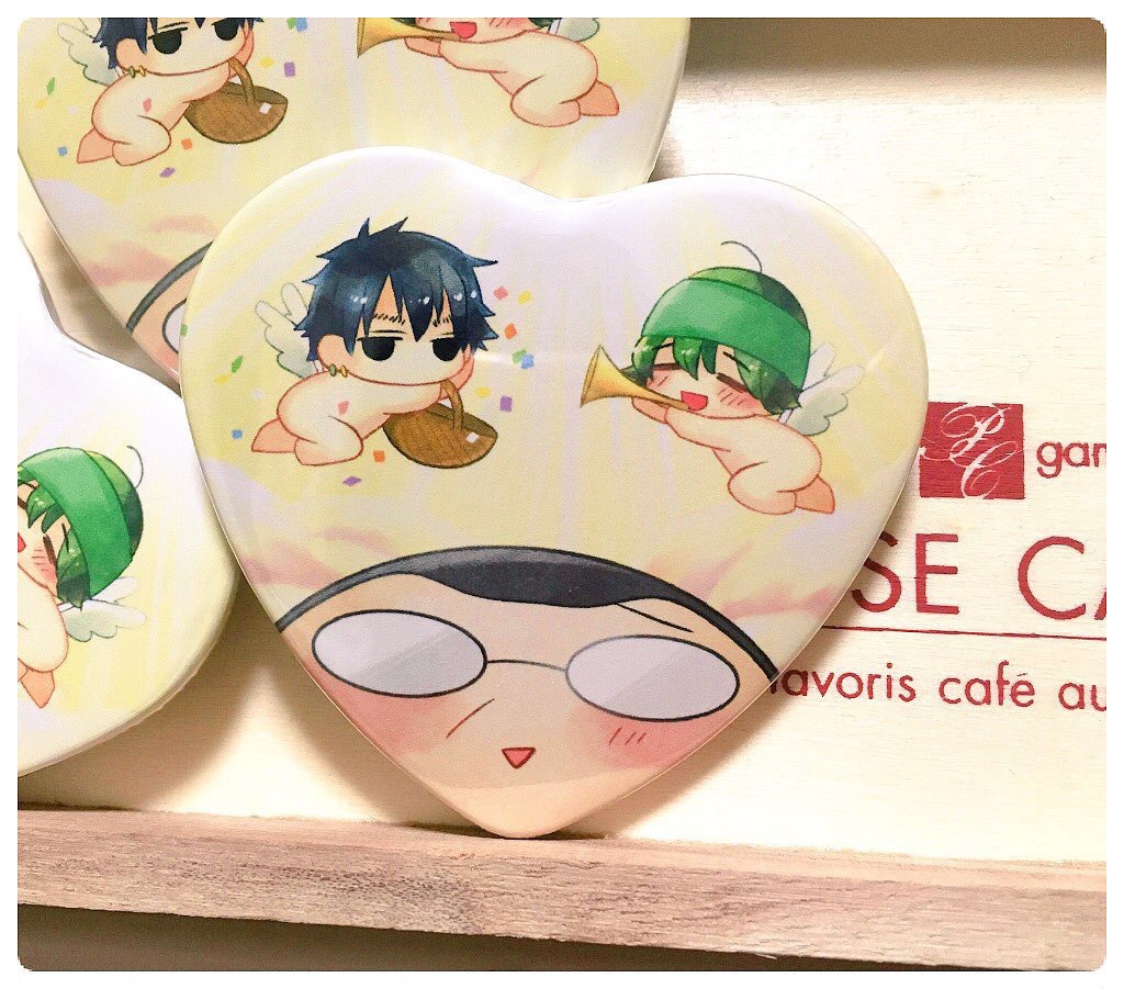 ラブルスピアス缶バッジ Marsch Booth