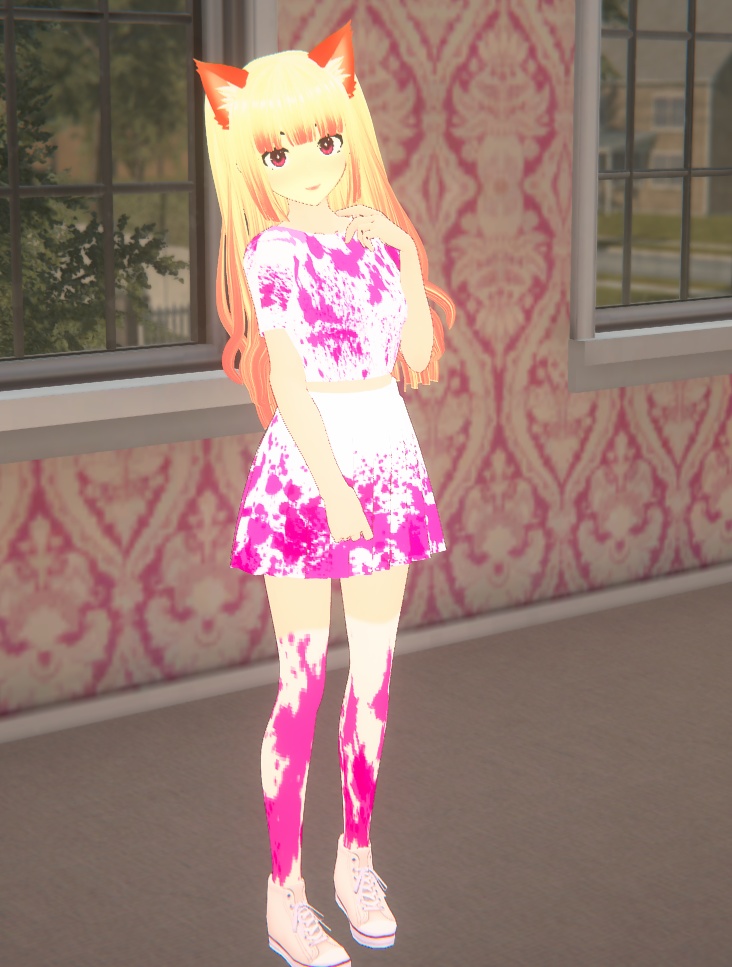 VRoid Halloween Splatter Skirts