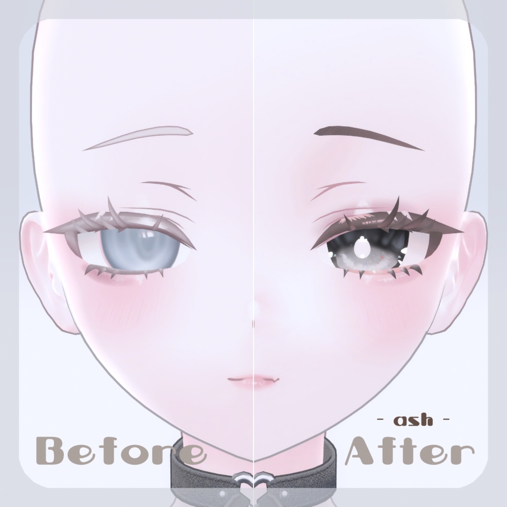 SALE🌟【澄玻ちゃん対応】pure make【MAKE UP TEXTURE / 5color / 眉の色変更マスク付き 】#moshimo_savedate