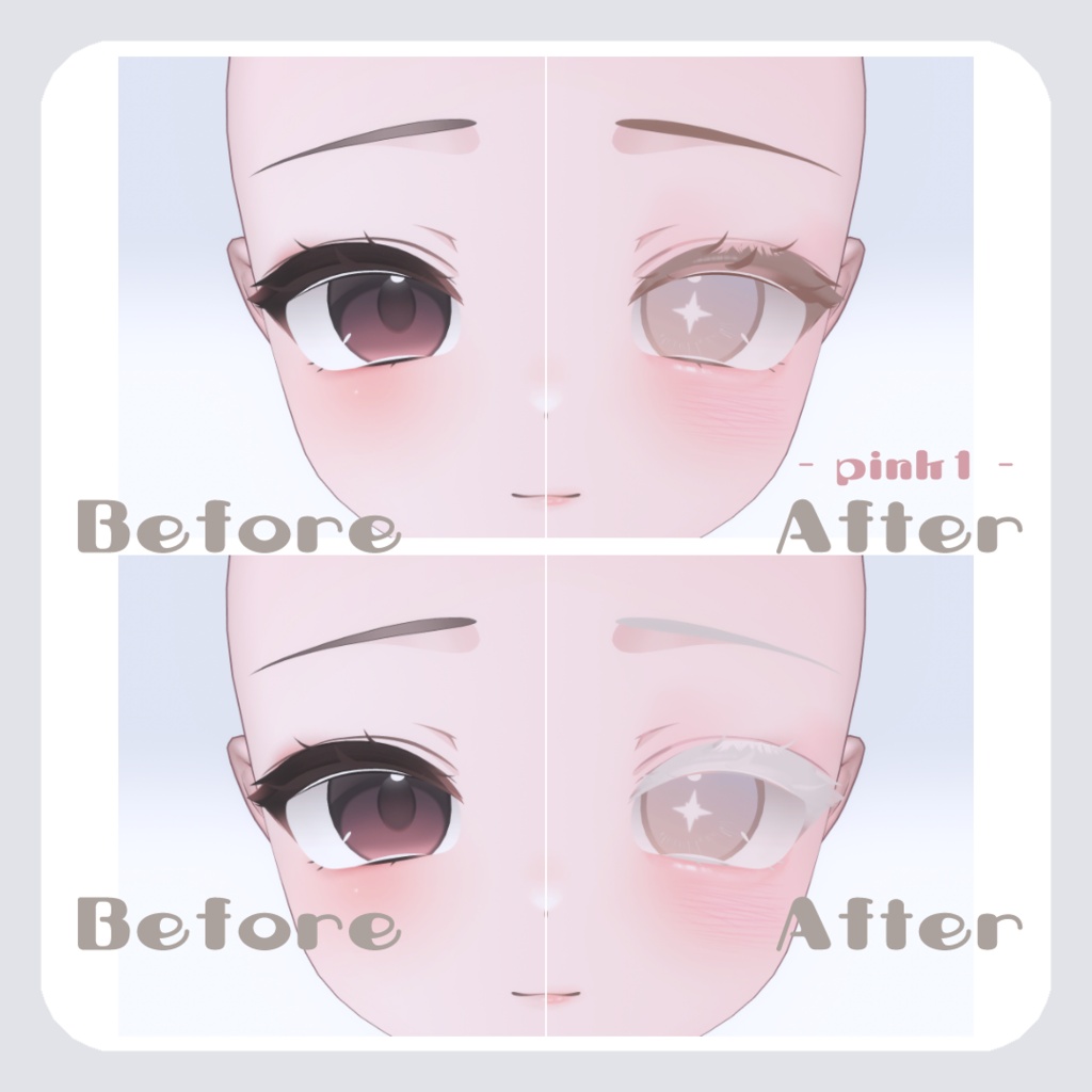 🦊7/22までSALE【輝夜ちゃん専用】pure make【MAKE UP TEXTURE / 9color / 眉の色変更マスク付き 】#moshimo_savedate