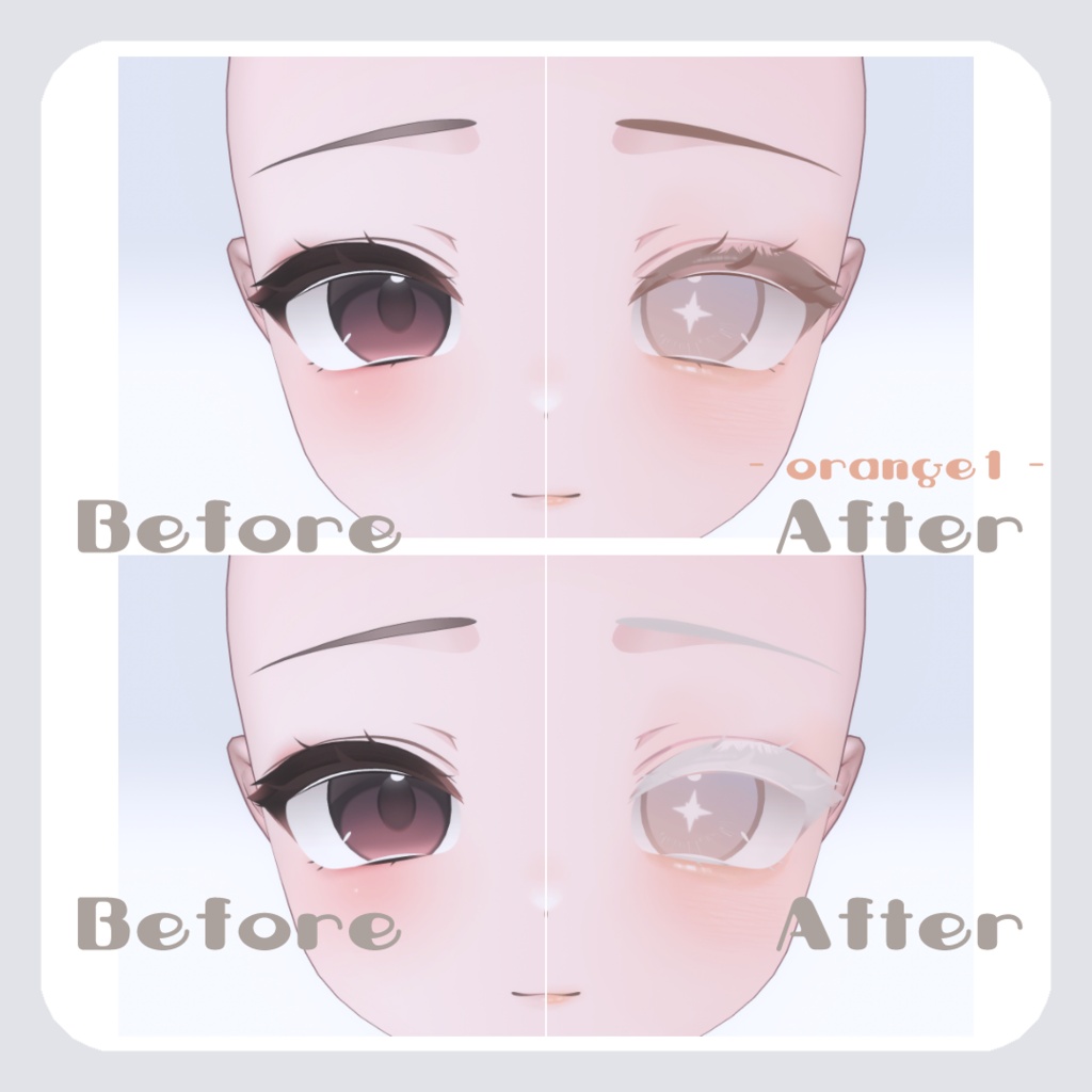 🦊7/22までSALE【輝夜ちゃん専用】pure make【MAKE UP TEXTURE / 9color / 眉の色変更マスク付き 】#moshimo_savedate