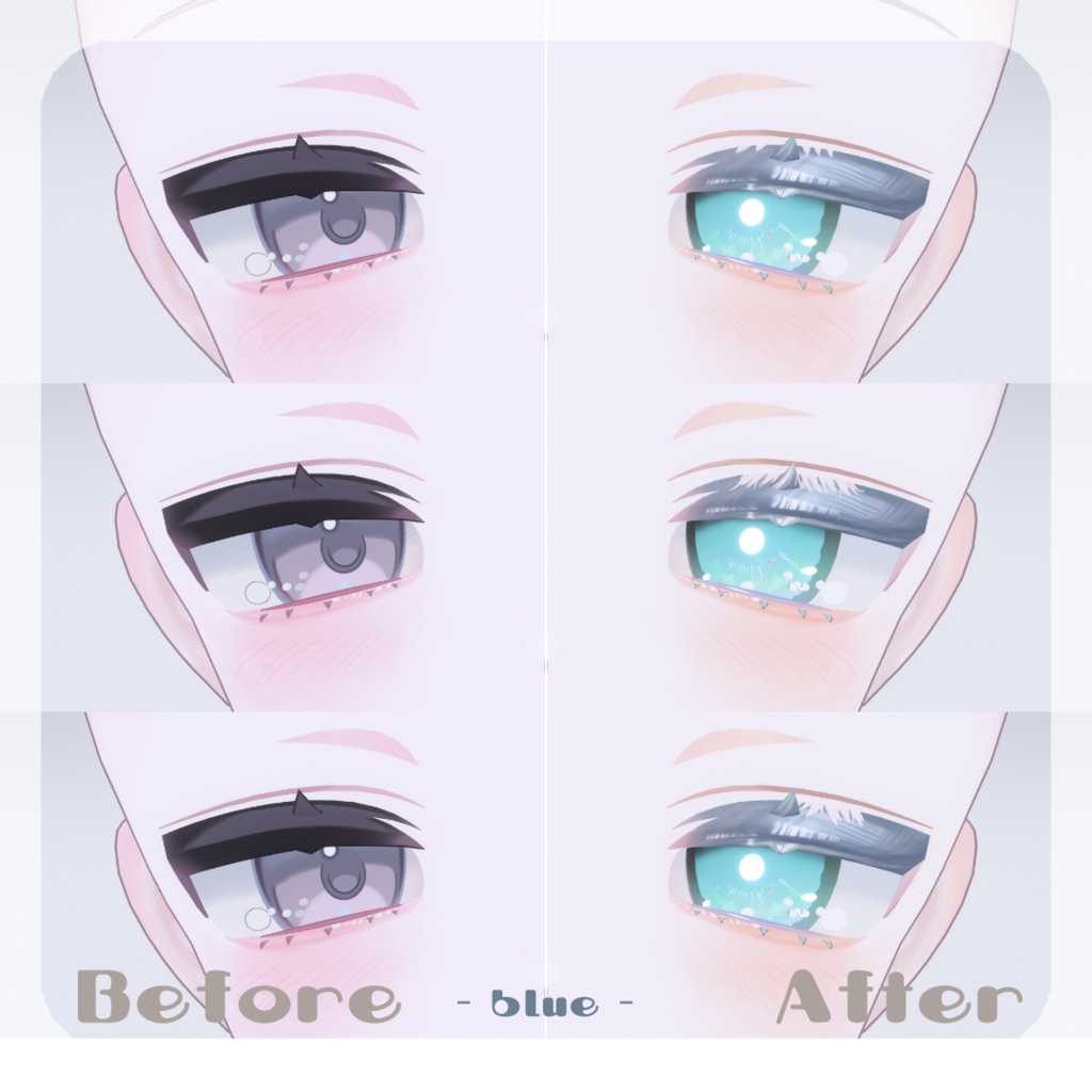 🩷【うららちゃん専用】pure make【MAKE UP TEXTURE / 9color / Bodyテクスチャ&眉の色変更マスク付き 】#moshimo_savedate