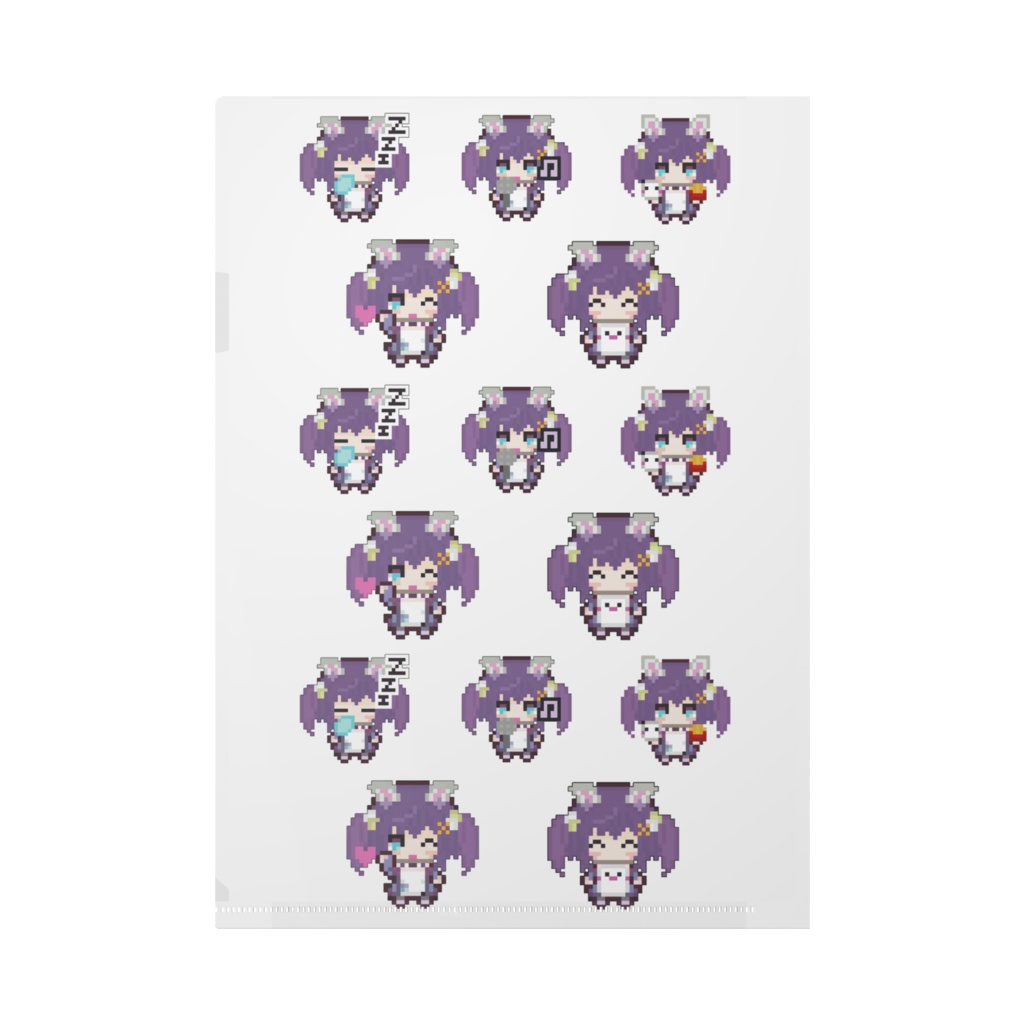 最強で無敵のクリアファイル(A4)…夜更かしリデル クリアファイル