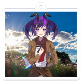 僕らは皆自由なんだから4 種( 花畑 / 虹 )…夜更しリデル アクリルキーホルダー