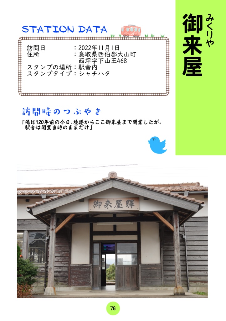 さんいんの駅スタンプめぐり 改訂版