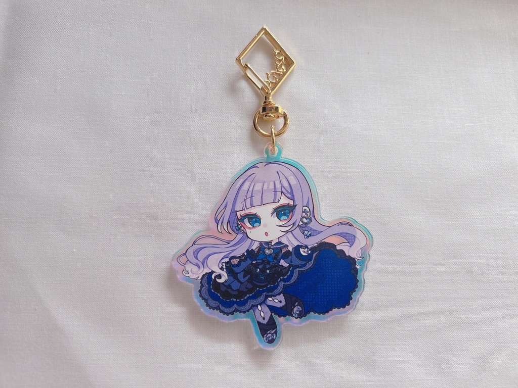 デフォルメオーロラキーホルダー