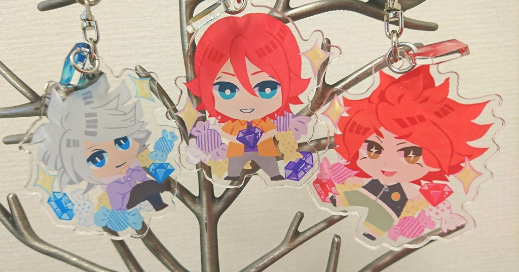 3TOP アクリルキーホルダー