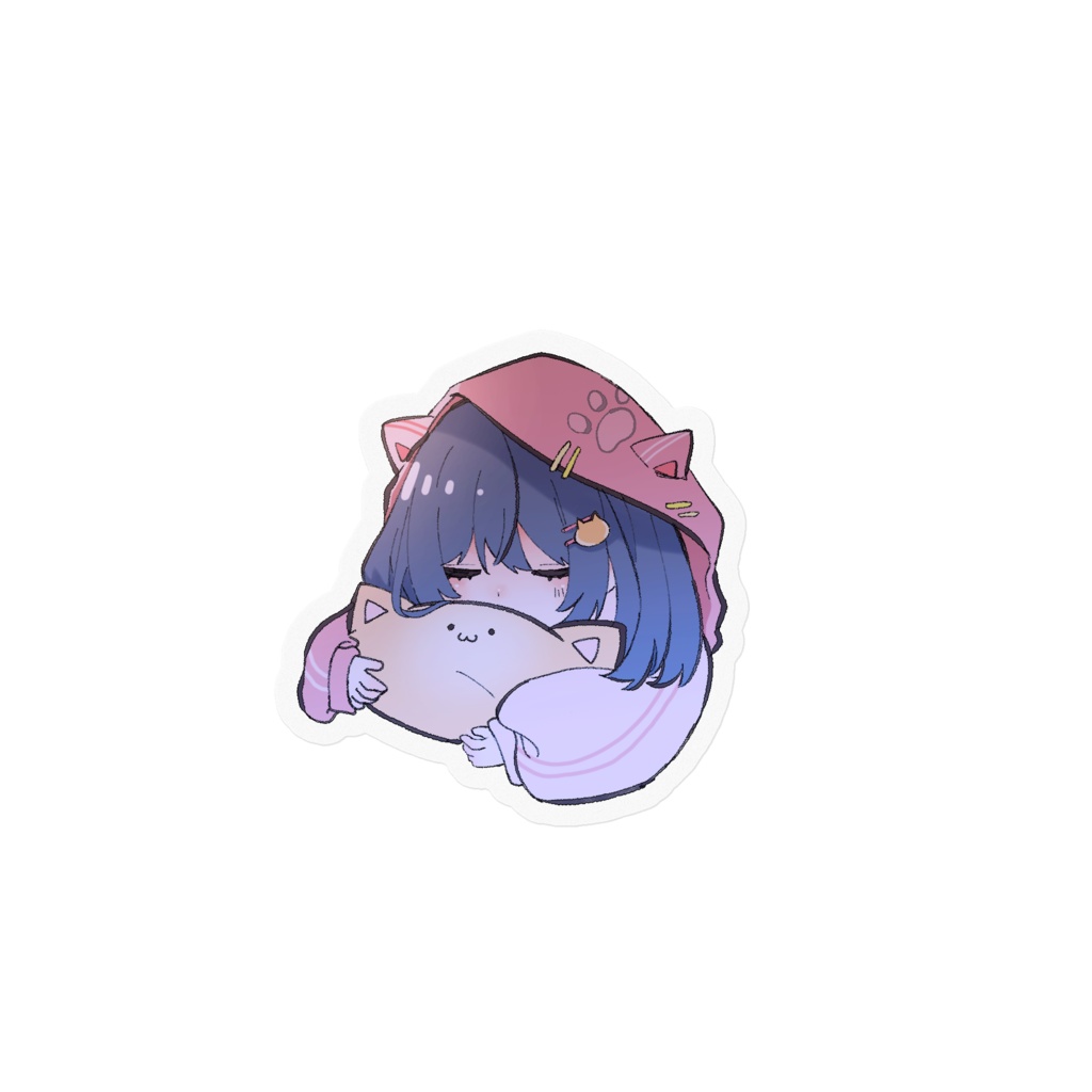 クリアステッカー(ねるちゃん)