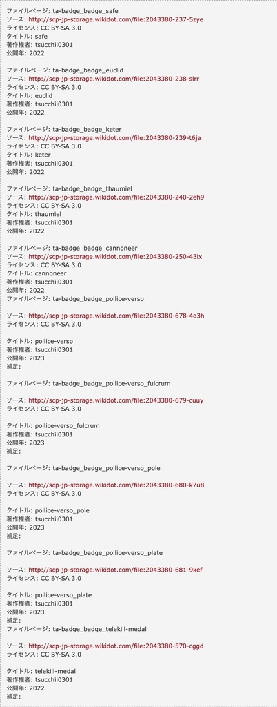 実績バッジ 7種