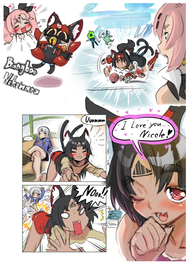 A Day In Life Of NEKOMATA Zenless Zone Zero fan art book