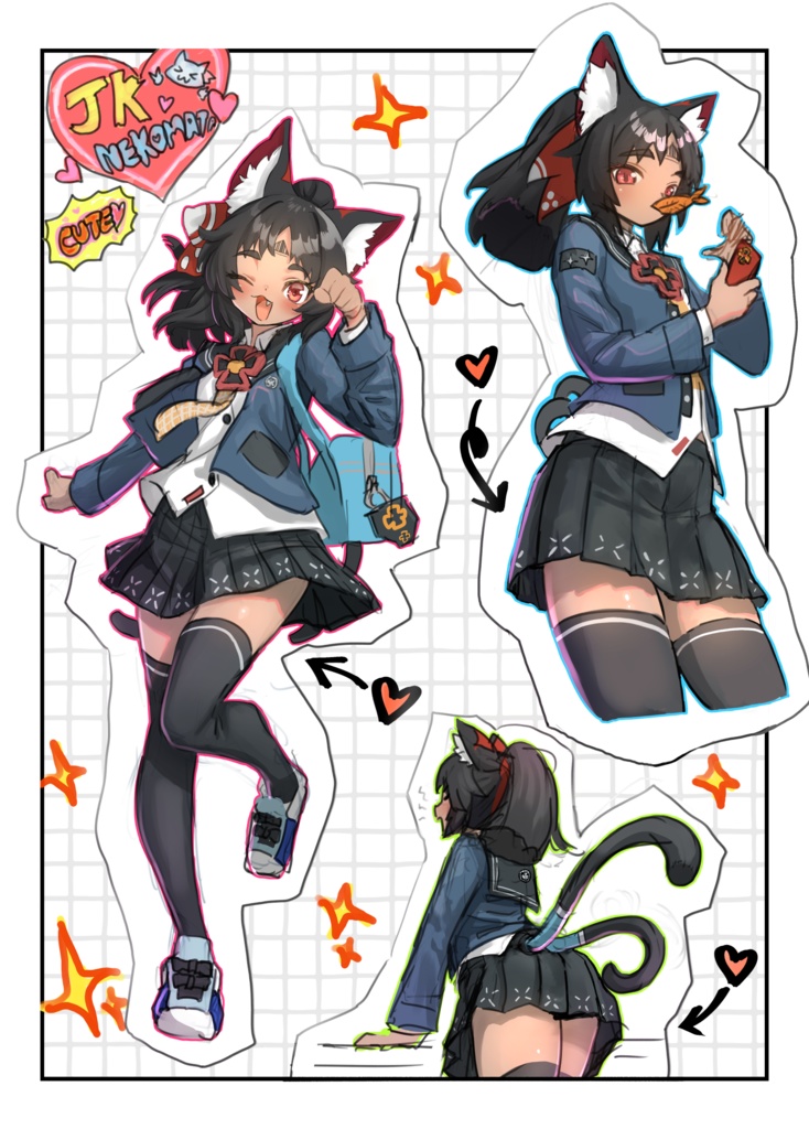A Day In Life Of NEKOMATA Zenless Zone Zero fan art book