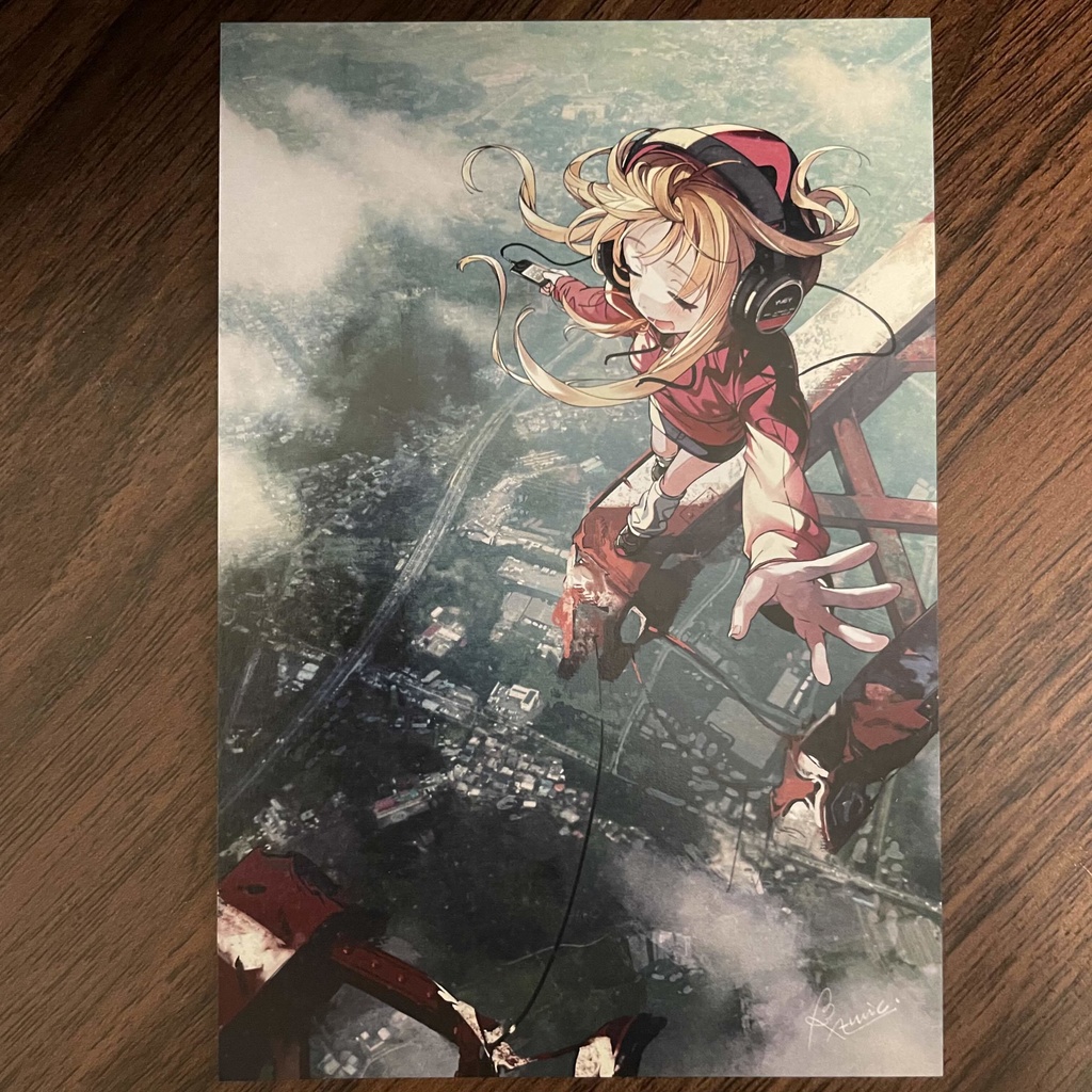 沿線遊泳　ポストカード