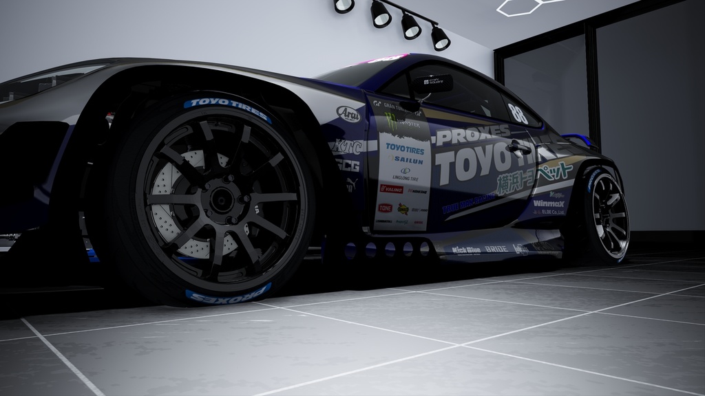 アセットコルサ用MOD RAYS gram lights 57NR & TOYO TIRES R888R