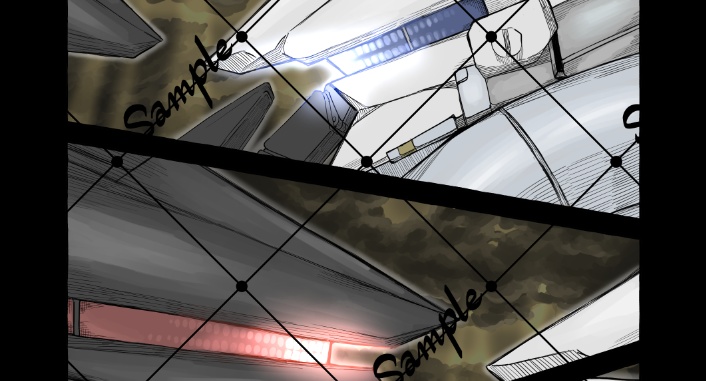 白き二筋の閃光