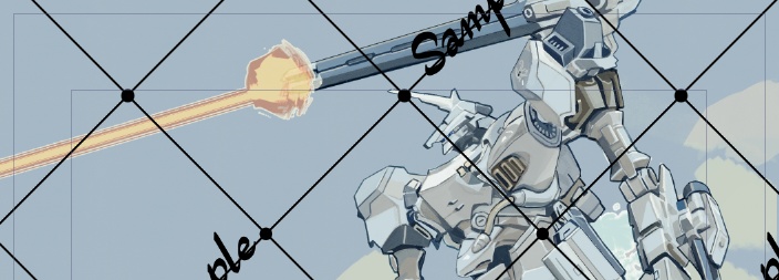 白き二筋の閃光