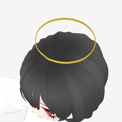 《無料:Free》 VRoid Hair アクセサリー 輪【アホ毛】