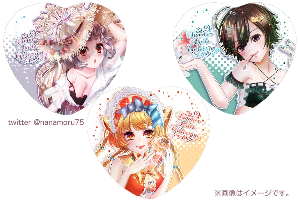 【缶バッジ】SUMMER Dolls Collection 2022 いざなみやよい
