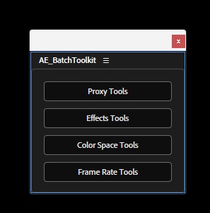 【Aeスクリプト】AE_BatchToolkit.jsx
