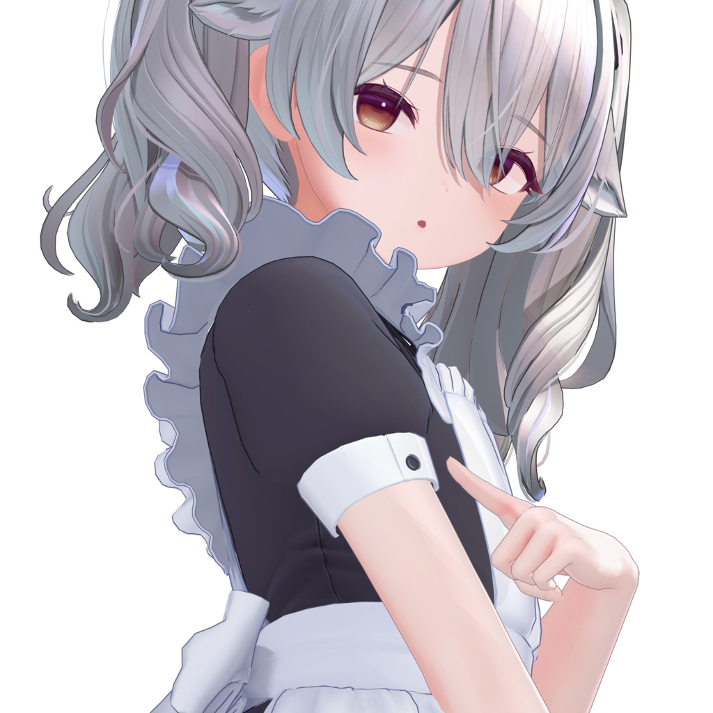 ミルティナちゃんのメイド服を半袖にするやつ