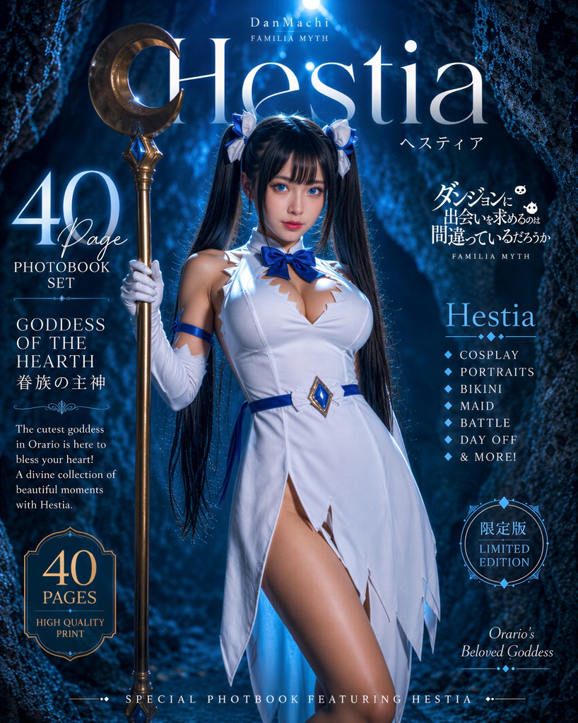 Hestia ヘスティア - DanMachi Digital Photobook