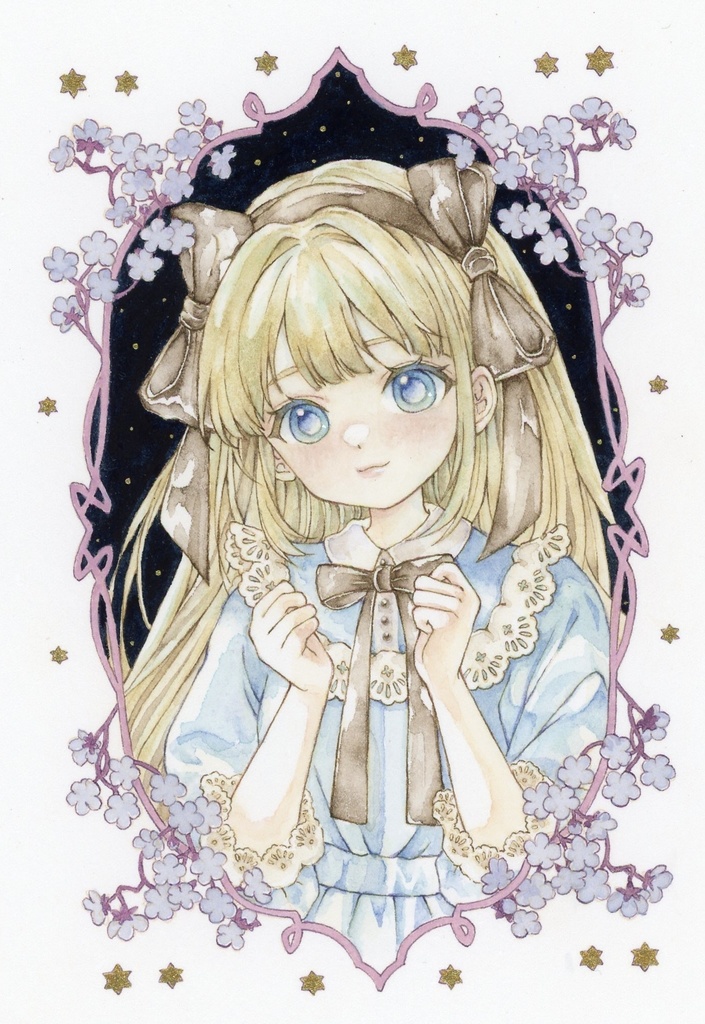 ポスカサイズ原画(アリス)