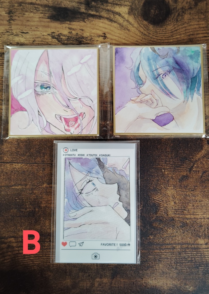 ギャリーミニ色紙+チェキセット