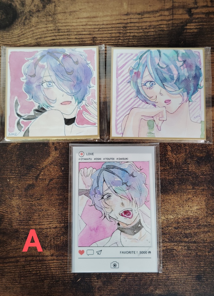 ギャリーミニ色紙+チェキセット