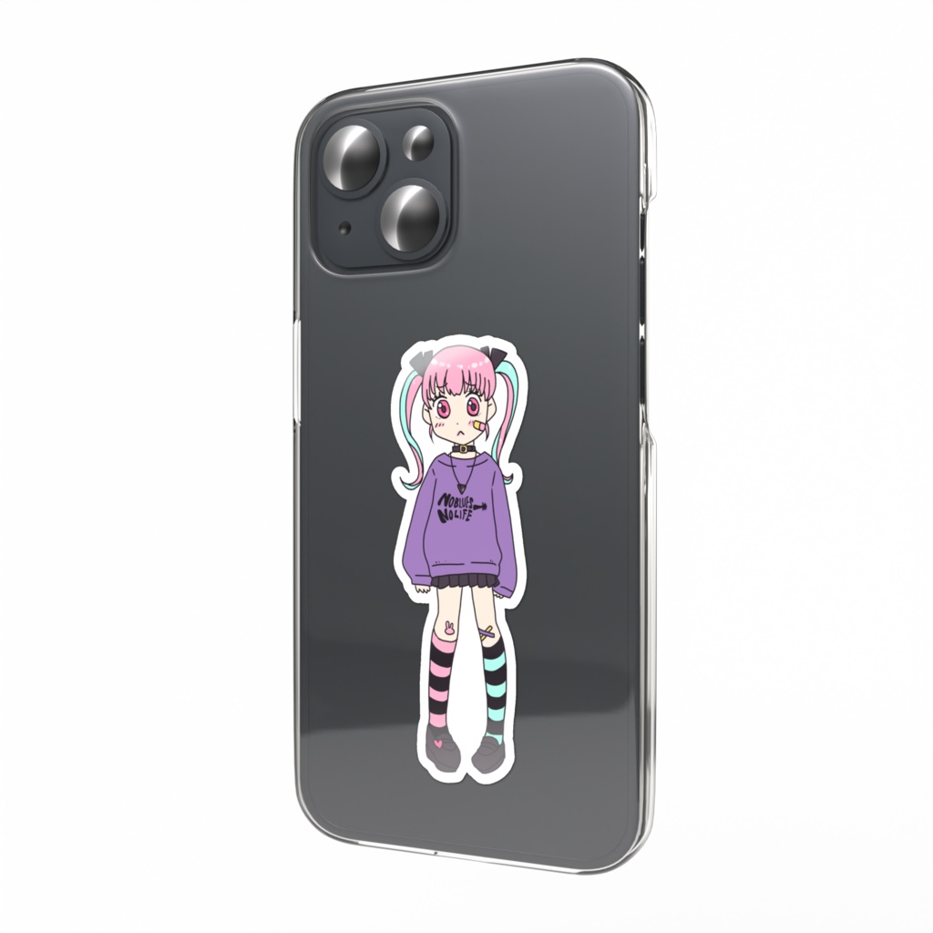 哀歌ちゃんスマホステッカー