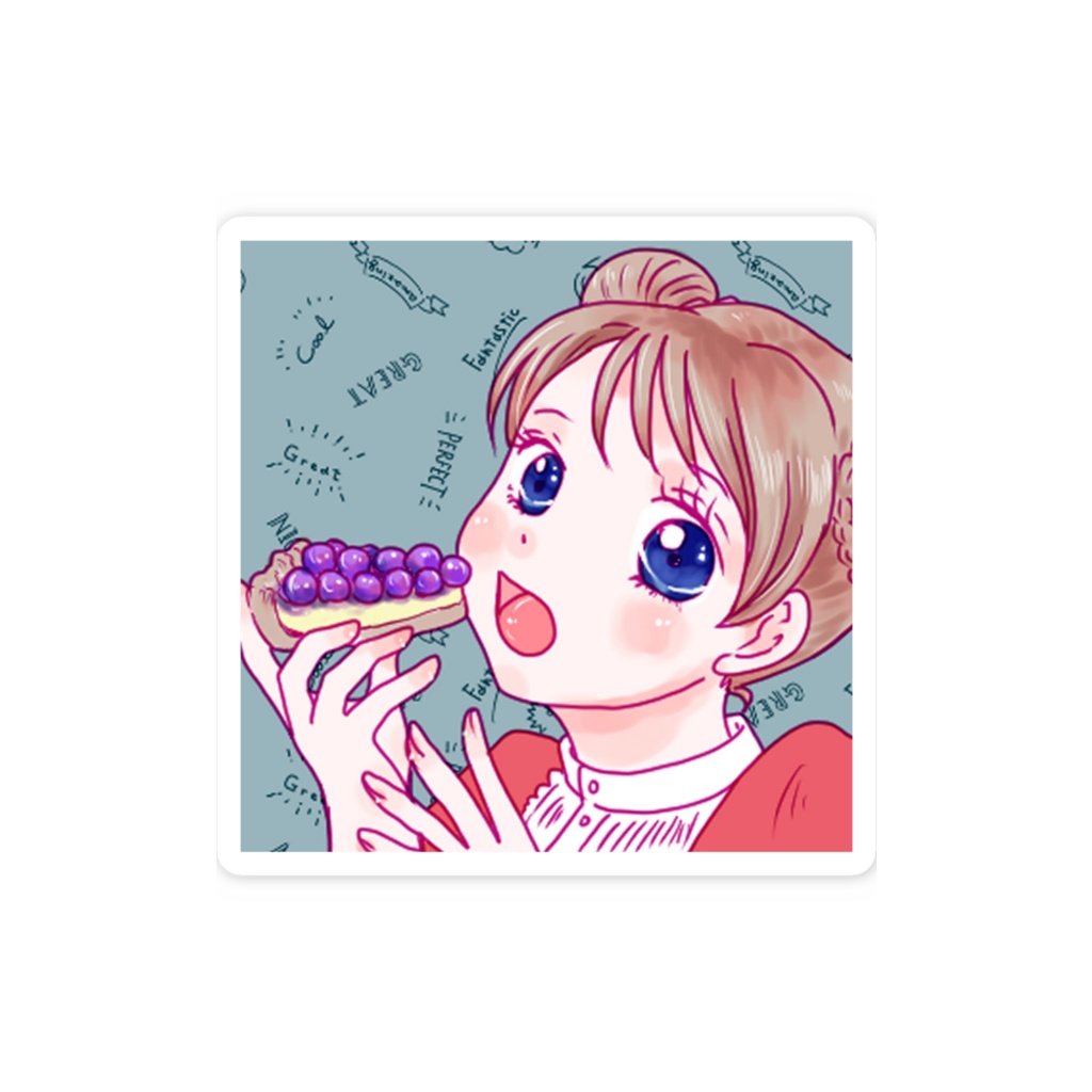 CAKE!スマホステッカー