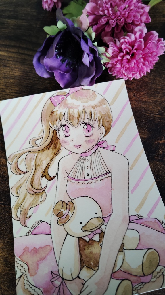 【25部限定】ぬいぐるみ少女ポストカード全7種コンプリートセット+シークレット付き