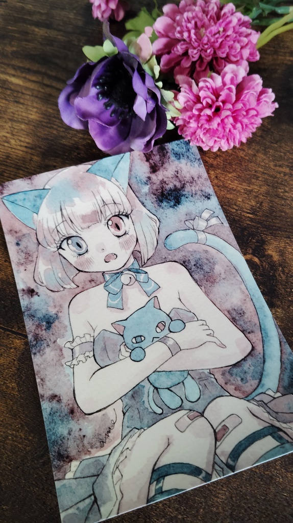 【25部限定】ぬいぐるみ少女ポストカード全7種コンプリートセット+シークレット付き