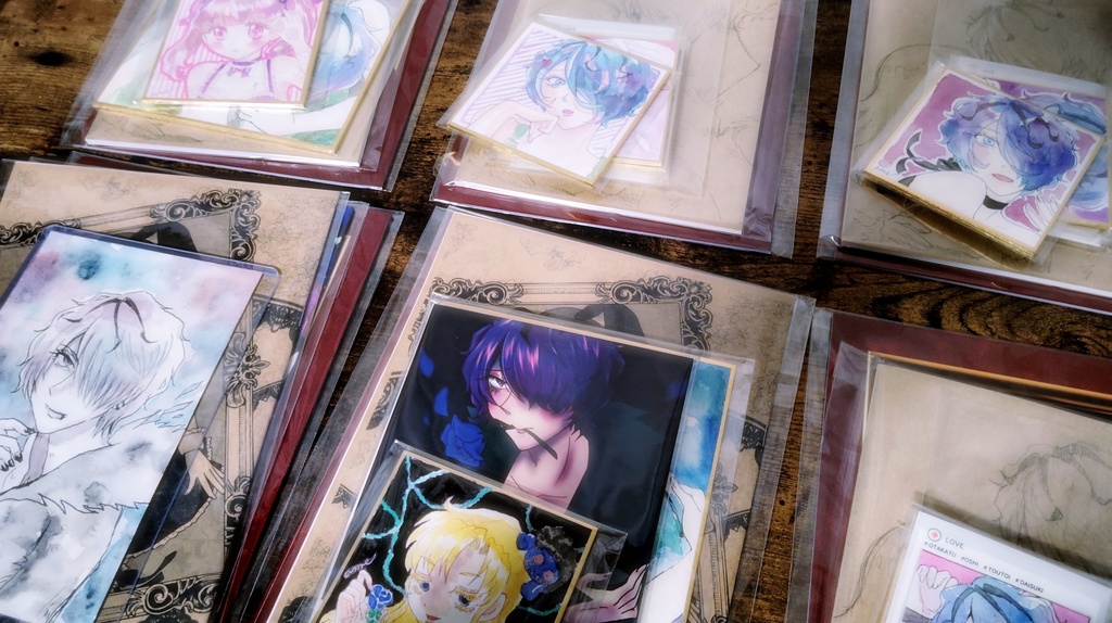 Ib福袋(イラスト集+原画や色紙)