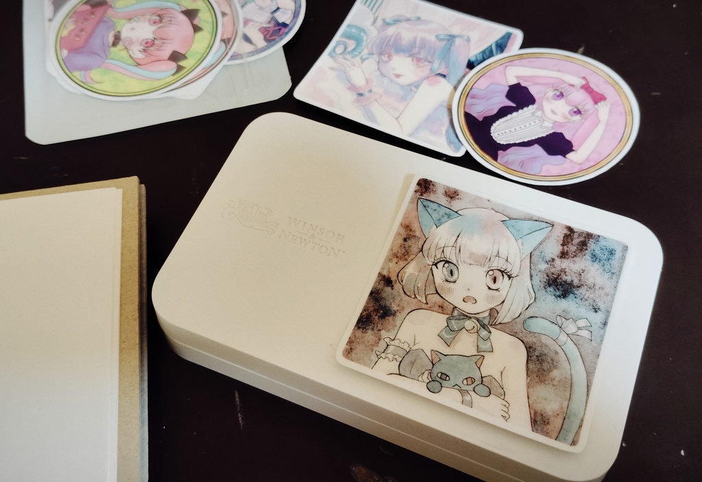 🐰ぬい少女フレークシール3人セット+スペシャルポスカ付き!