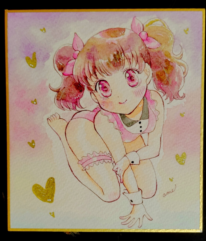 イヴちゃん新作1/4色紙