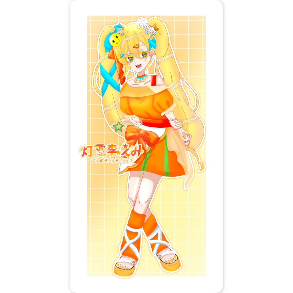 灯電李えみ生誕祭2026ステッカー