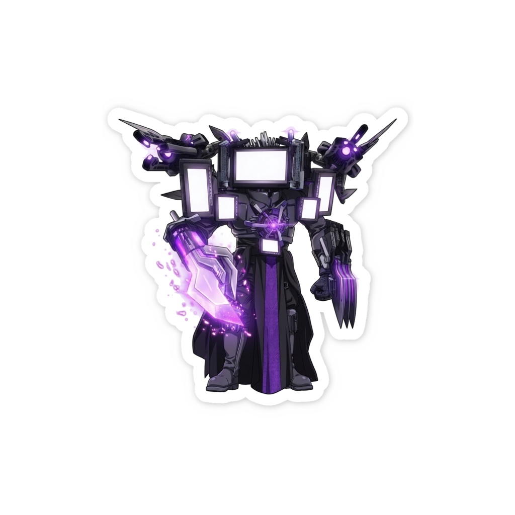 たっちー哀れなり公式グッズ ステッカー(タイテレ)