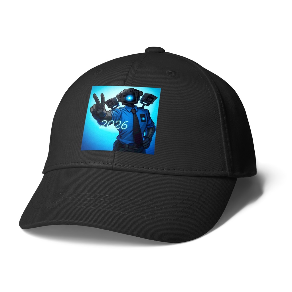 たっちー哀れなり公式グッズ ブラックキャップ