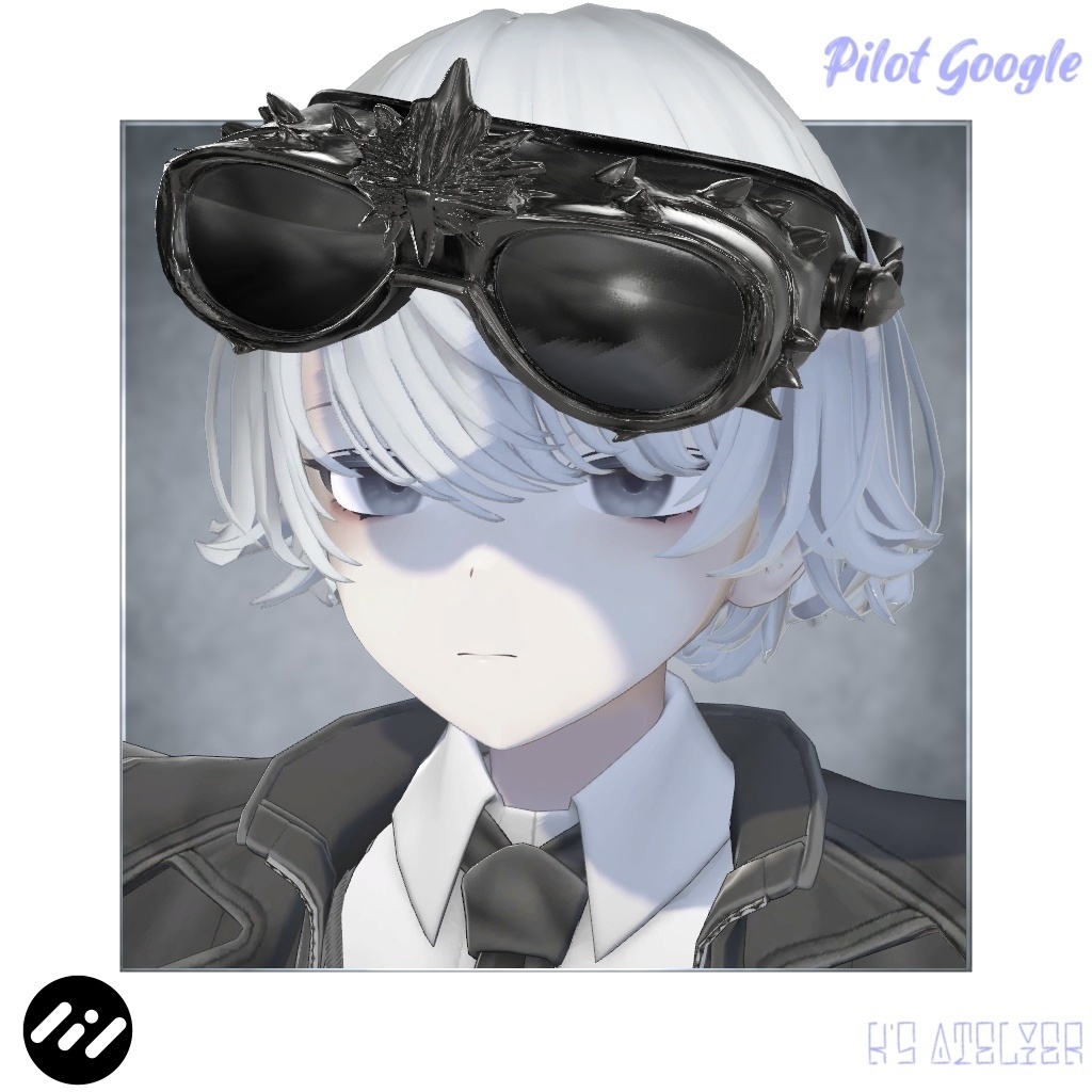 スチームパンク風 パイロットゴーグル / Steampank Pilot google